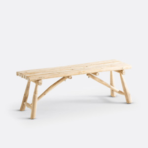 Παγκάκι από ξύλο teak Μ39xΠ125xΥ45cm