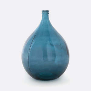 Γυάλινο βάζο σε στυλ νταμιτζάνας Μ39xΠ39xΥ56cm
