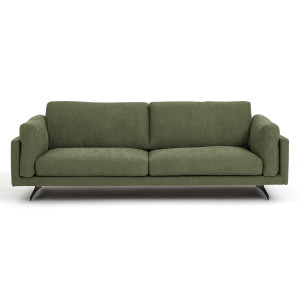 Καναπές από βισκόζη-πολυέστερ Μ99xΠ213xΥ82cm