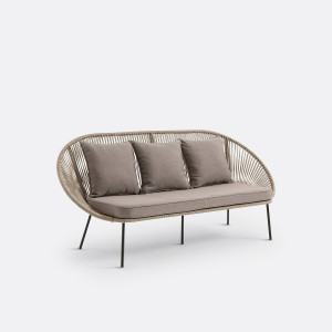 Τριθέσιος καναπές κήπου Μ72xΠ178xΥ80cm