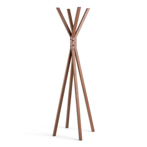 Καλόγερος από ξύλο καρυδιάς Μ60xΠ60xΥ171cm