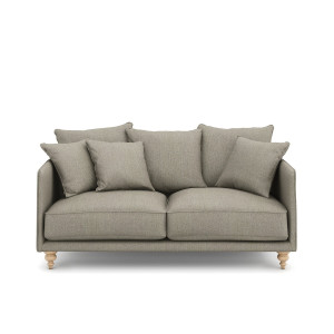Καναπές με τουίντ ταπετσαρία Μ105xΠ178xΥ93cm