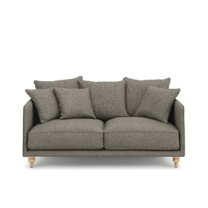 Καναπές με τουίντ ταπετσαρία Μ105xΠ178xΥ93cm