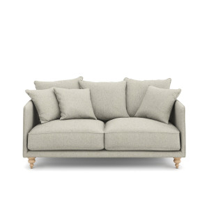 Καναπές με τουίντ ταπετσαρία Μ105xΠ178xΥ93cm