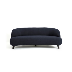 Καναπές με μπουκλέ ταπετσαρία Μ99xΠ200xΥ75cm