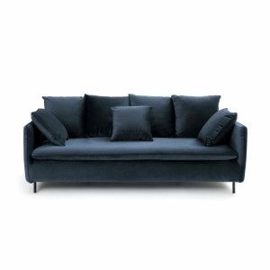 Καναπές 3 ή 5 θέσεων από βελούδο Μ98xΠ207xΥ84cm