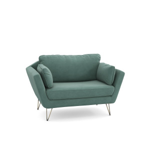 Πολυθρόνα XL από βελούδο Μ87xΠ139xΥ89cm