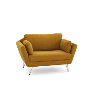 Πολυθρόνα XL από βελούδο Μ87xΠ139xΥ89cm