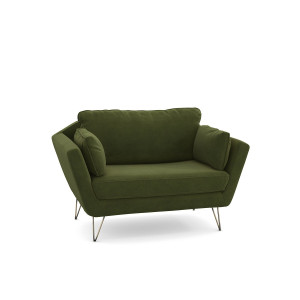 Πολυθρόνα XL από βελούδο Μ87xΠ139xΥ89cm