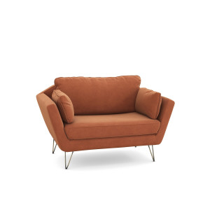 Πολυθρόνα XL από βελούδο Μ87xΠ139xΥ89cm
