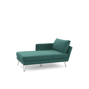 Ανάκλιντρο από βελούδο Μ166xΠ96xΥ86cm