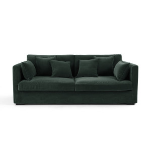 Καναπές από βελούδο Μ110xΠ185xΥ85cm