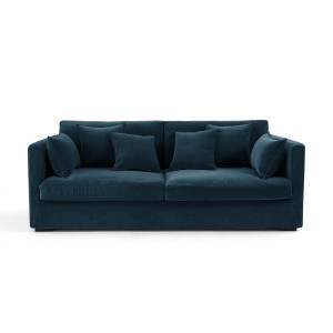 Καναπές από βελούδο Μ110xΠ185xΥ85cm