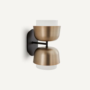 Μεταλλική διπλή απλίκα Μ18xΠ13xΥ25cm