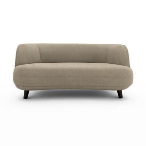 Καναπές XS από λινό σαμπρέ Μ93xΠ160xΥ75cm