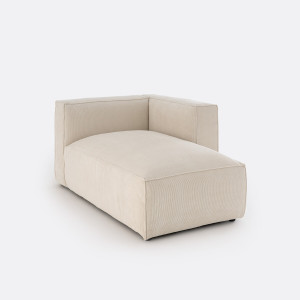 Ανάκλιντρο από κοτλέ βελούδο Μ105xΠ157xΥ71cm
