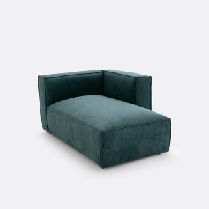 Ανάκλιντρο από κοτλέ βελούδο Μ105xΠ157xΥ71cm