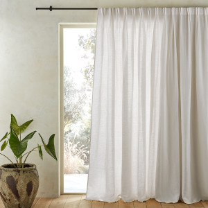 Λινό ριντό με διπλές πιέτες 180x420 cm