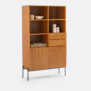 Vintage βιβλιοθήκη Μ40xΠ100xΥ175cm