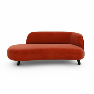 Ανάκλιντρο από βελούδο Μ99xΠ190xΥ75cm