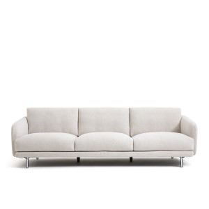 Καναπές με τουίντ ταπετσαρία Μ101xΠ221xΥ76cm