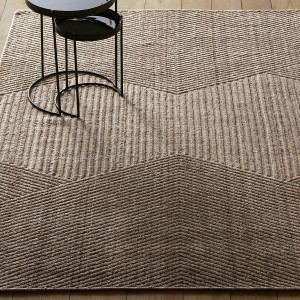 Ανάγλυφο χαλί από μαλλί βισκόζη 120x180 cm Μ120xΠ180cm