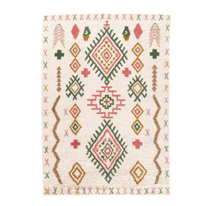 Μάλλινο χαλί σε στυλ berber 160x230 cm Μ230xΠ160cm
