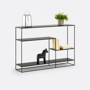 Ασύμμετρη μεταλλική κονσόλα Μ25xΠ120xΥ80cm