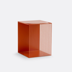 Μεταλλικό βοηθητικό τραπεζάκι Μ36xΠ35xΥ45cm