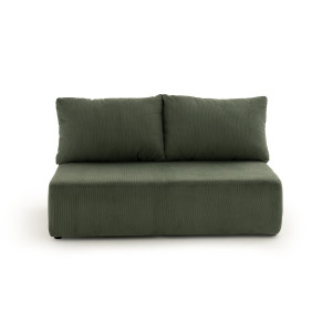 Καναπές από κοτλέ βελούδο Μ88xΠ140xΥ67cm