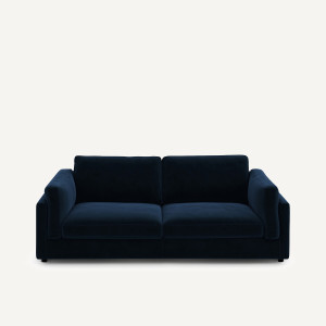 Πτυσσόμενος καναπές από βελούδο Μ99xΠ213xΥ89cm