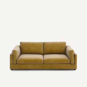 Πτυσσόμενος καναπές από βελούδο Μ99xΠ213xΥ89cm