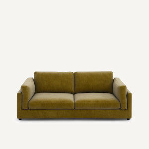 Πτυσσόμενος καναπές από βελούδο Μ99xΠ213xΥ89cm
