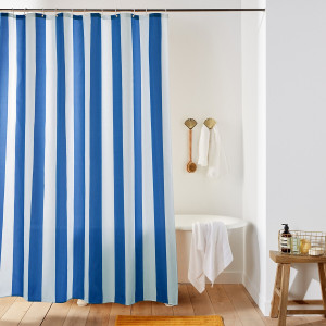 Ριγέ κουρτίνα μπάνιου 200x180 cm