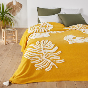 Βαμβακερό κάλυμμα κρεβατιού με tufted μοτίβα 180x230 cm