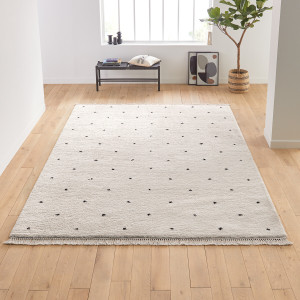 Χαλί με πουά σε στυλ berber 120x170 cm Μ120xΠ170cm