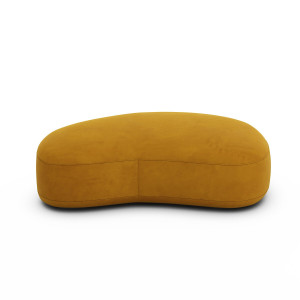 Υποπόδιο από βελούδο Rosebury Μ95xΠ137xΥ38cm