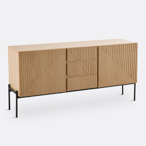 Μπουφές vintage με 2 πόρτες και 3 συρτάρια Μ42xΥ74cm