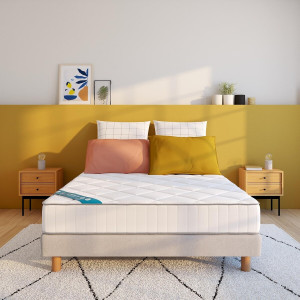 Μέτρια σκληρό στρώμα latex 15 εκ. 3 ζωνών 80x190 cm