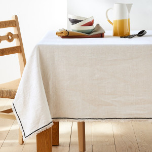 Τραπεζομάντηλο από λινό/βαμβάκι 150x150 cm