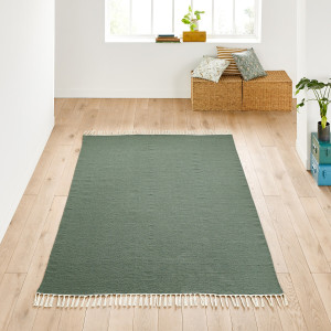 Μονόχρωμο χαλί με επίπεδη ύφανση 160x230 cm Μ230xΠ160cm