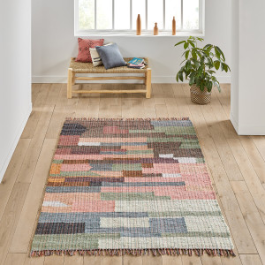 Πολύχρωμο χαλί με επίπεδη ύφανση 160x230 cm Μ230xΠ160cm