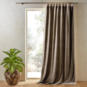Ριντό από λινό και βαμβακερό βελούδο 140x220 cm