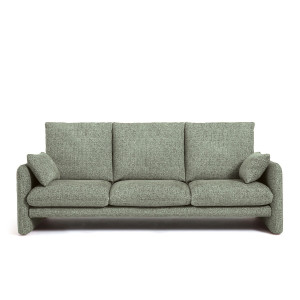 Καναπές με βαμβακερή ταπετσαρία Μ94xΠ211xΥ90cm