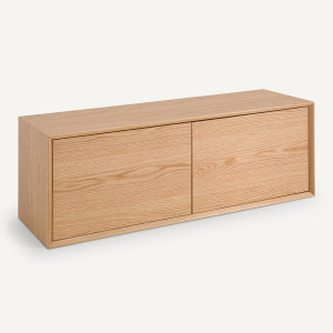 Ντουλάπι από ξύλο δρυ Π110 x Β42 εκ. Μ42xΠ110xΥ39cm