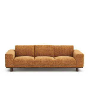 Καναπές με βαμβακερή ταπετσαρία Μ97xΠ212xΥ72cm