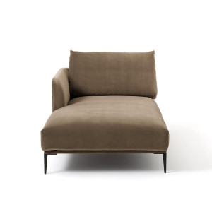 Ανάκλιντρο Oscar από βελούδο Μ103xΠ182xΥ82cm