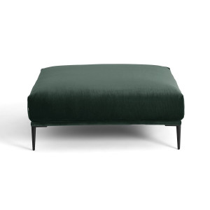 Υποπόδιο XL από βελούδο Oscar Μ103xΠ103xΥ44cm
