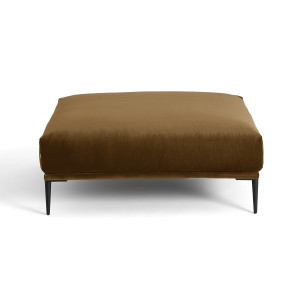 Υποπόδιο XL από βελούδο Oscar Μ103xΠ103xΥ44cm