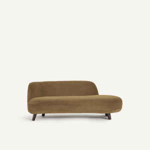 Ανάκλιντρο από λινό βελούδο Μ99xΠ190xΥ75cm